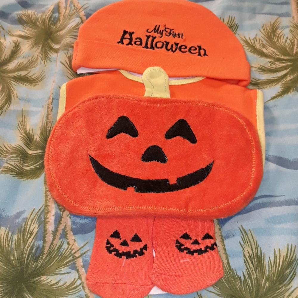 MY first Halloween 3pc. Set for under 12 mon.
